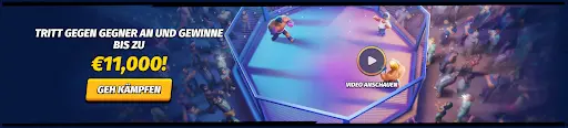 Tritt Gegnern in der BigClash-Arena entgegen und gewinne bis zu 11.000€ – Jetzt kämpfen! Virtuelle Kampf-Arena von BigClash mit Bonus bis zu 11.000 Euro und kämpfenden Avataren